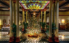 Новогодняя елка в отеле