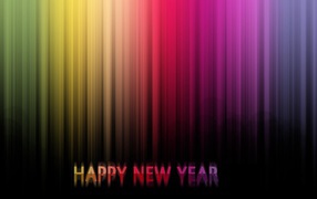 New year 2014 colorful picture