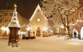 Новогодняя снежная сказка