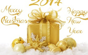 С Новым годом 2014 лошади