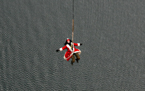 Прыгающий дед мороз