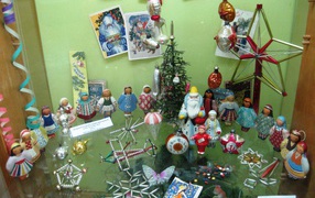 Елочные игрушки старые