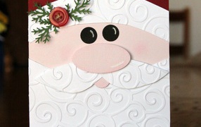 Дед мороз из бумаги