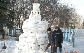 Cнежный дед мороз