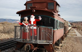 Поезд к деду морозу