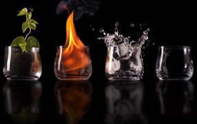 Черный фон и фотоэффекты