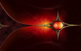 Абстракция дорога в космос