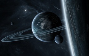 Звездная система с планетами