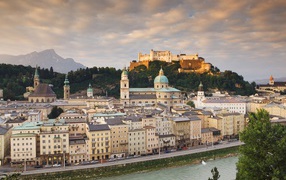 Austria Salzburg castle landscapes