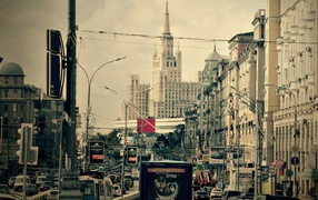 Городской пейзаж в Москве