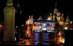 Red square in moscow