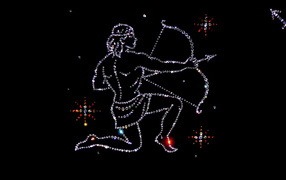 Стрелец из драгоценных камней