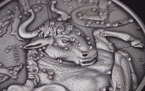 Телец на монете