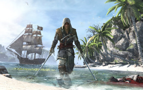 Assassin's creed IV in the beach