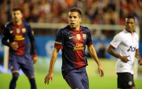 Барселона Хорди Альба в середине игры