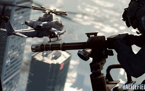 Battlefield 4 the soldier in the helicopter