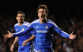 Chelsea David Luiz is loud is shouting
