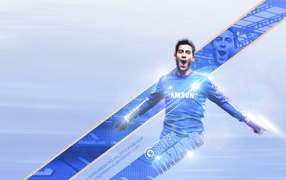 Chelsea Eden Hazard in bright colors