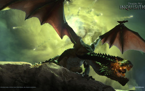 Dragon Age Inquisition: dragon in rage