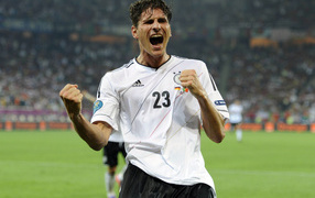 Фиорентина Марио Гомес стараясь забил гол