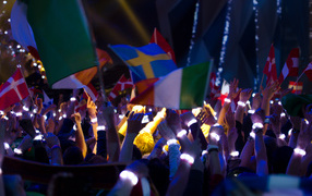 Flags at the Eurovision Song Contest 2013