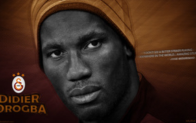 Galatasaray Didier Drogba in orange 