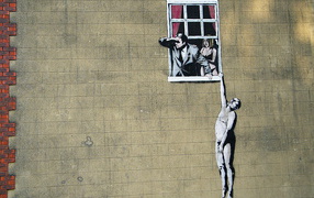 Graffiti, lover, Banksy