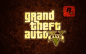 Grand theft auto V the red wallpaper