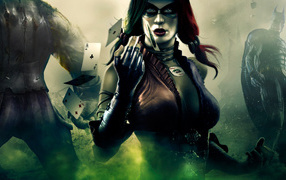 Injustice: Gods Among Us - Ultimate Edition: babe with a deck of cards