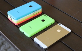Iphone 5S and all the colors Iphone 5C