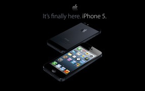 Iphone 5s HD smartphone in black