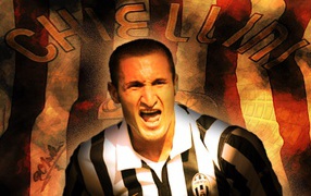 Ювентус Джорджо Кьеллини в огне