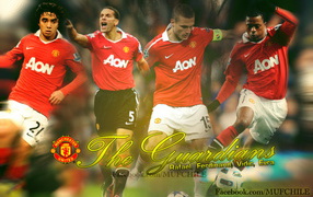 Манчестер Юнайтед Неманья Видич и другие защитники