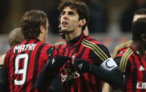 Милан Кака и его товарищи по команде