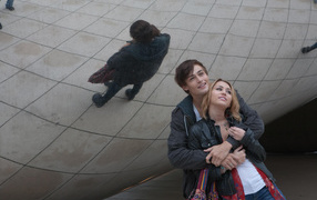 Miley Cyrus and Douglas Booth, a beautiful picture for the movie LOL