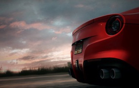 Need for Speed Rivals: ferrari from behind