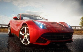 Need for Speed Rivals: red porsche