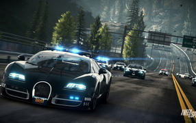 Need for Speed Rivals: the police on the chase