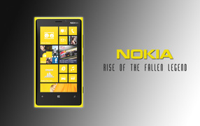 Nokia Lumia 920 на сером фоне