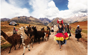 Фотография девушки в Боливии