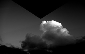 Фотография края дома и неба