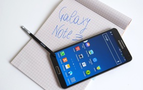 Samsung Galaxy Note 3 и блокнот