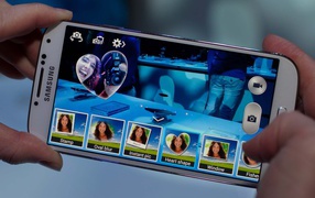 Samsung Galaxy S4, интерфейс камеры