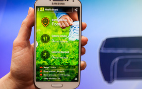 Samsung Galaxy S4 and the app S Health