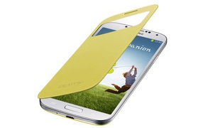 Samsung Galaxy S4 в чехле от Samsung