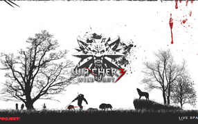 The Witcher 3: Wild Hunt: белые обои