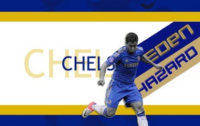 The best football player of Chelsea Eden Hazard