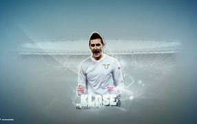 The best forward of Lazio Miroslav Klose