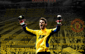 Лучший вратарь Манчестер Юнайтед Дэвид Де Хеа