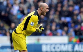 Лучший вратарь Наполи Пепе Рейна